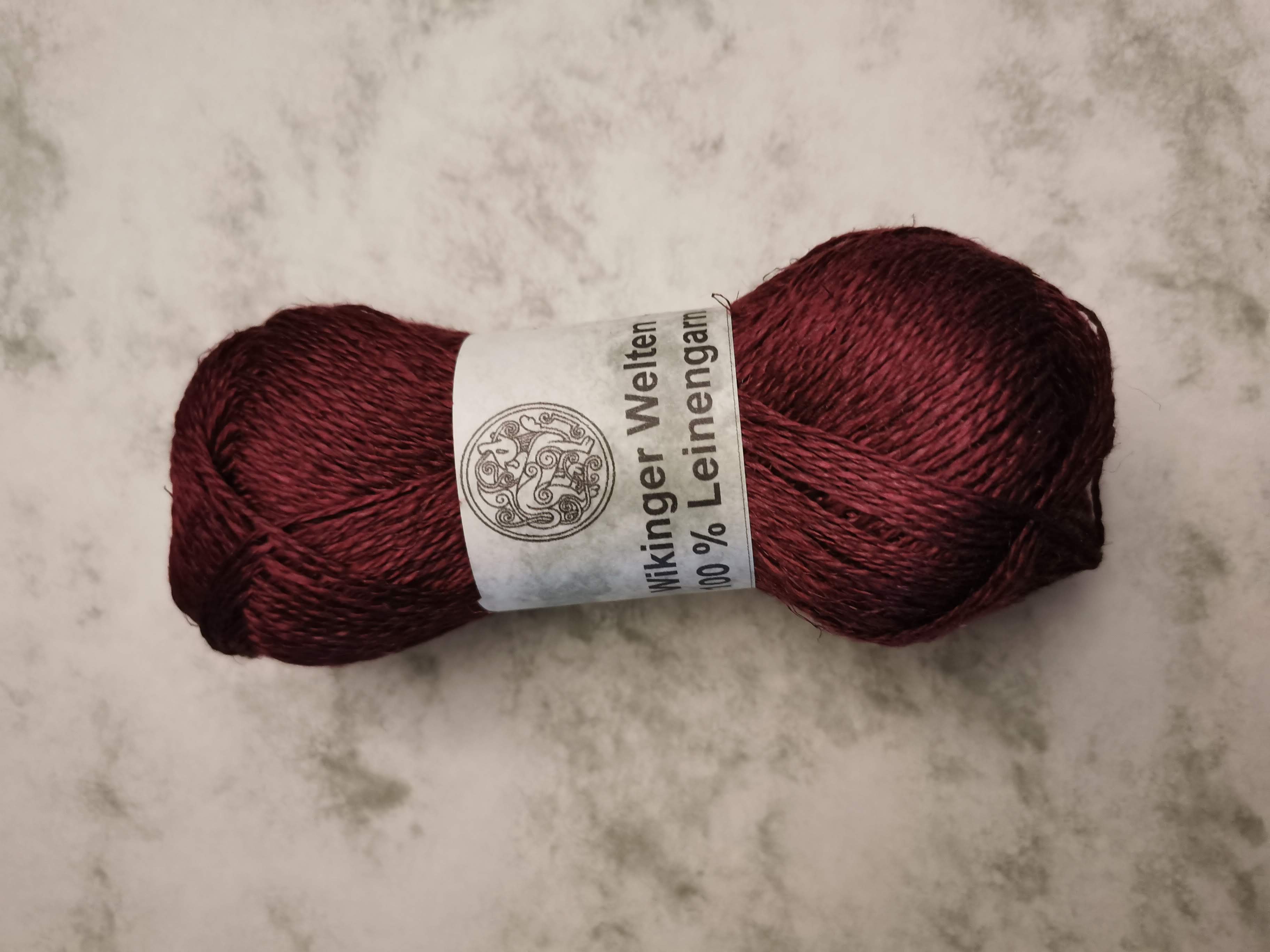 Leinengarn Bordeaux