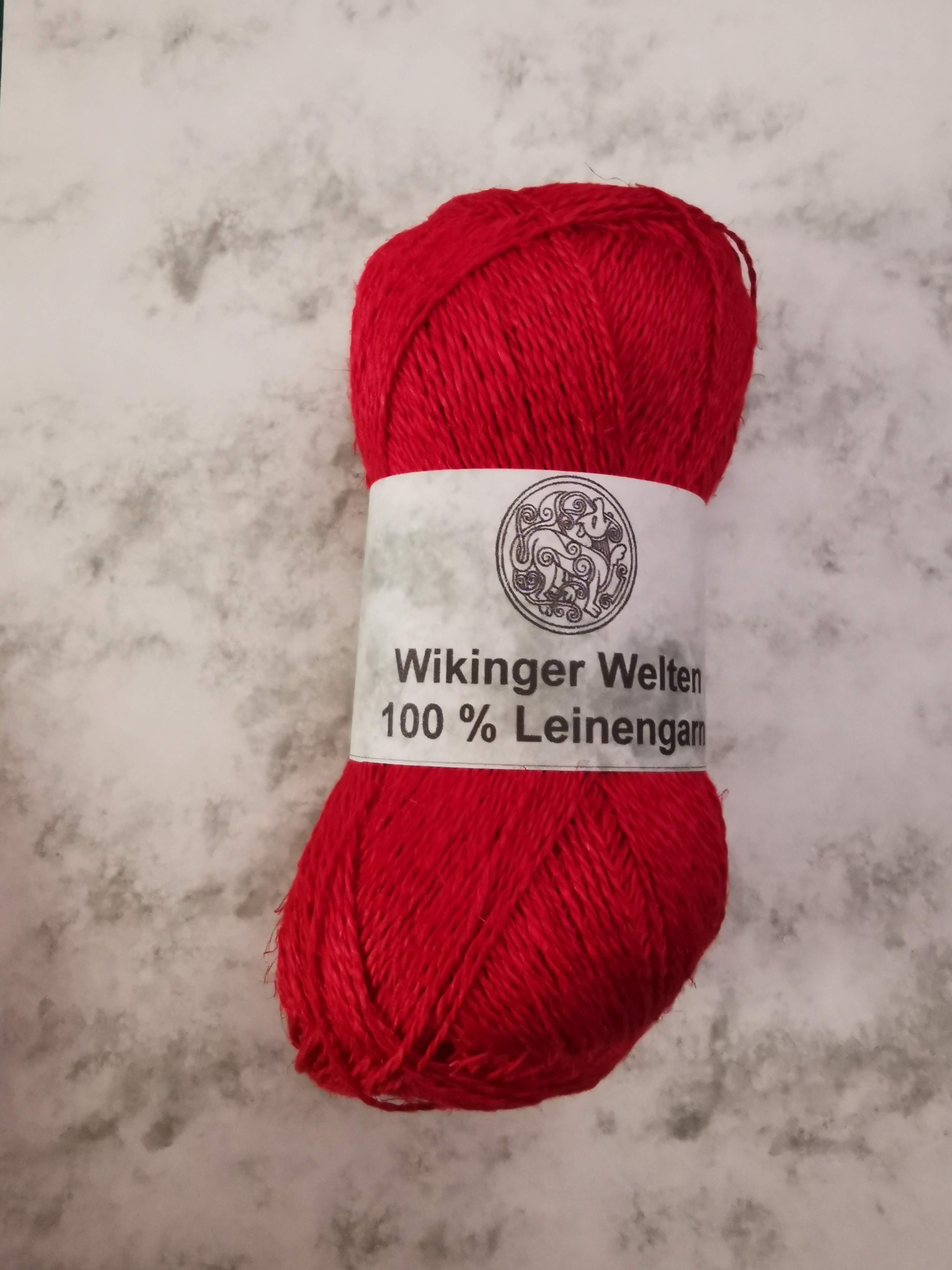 Leinengarn Kirsche