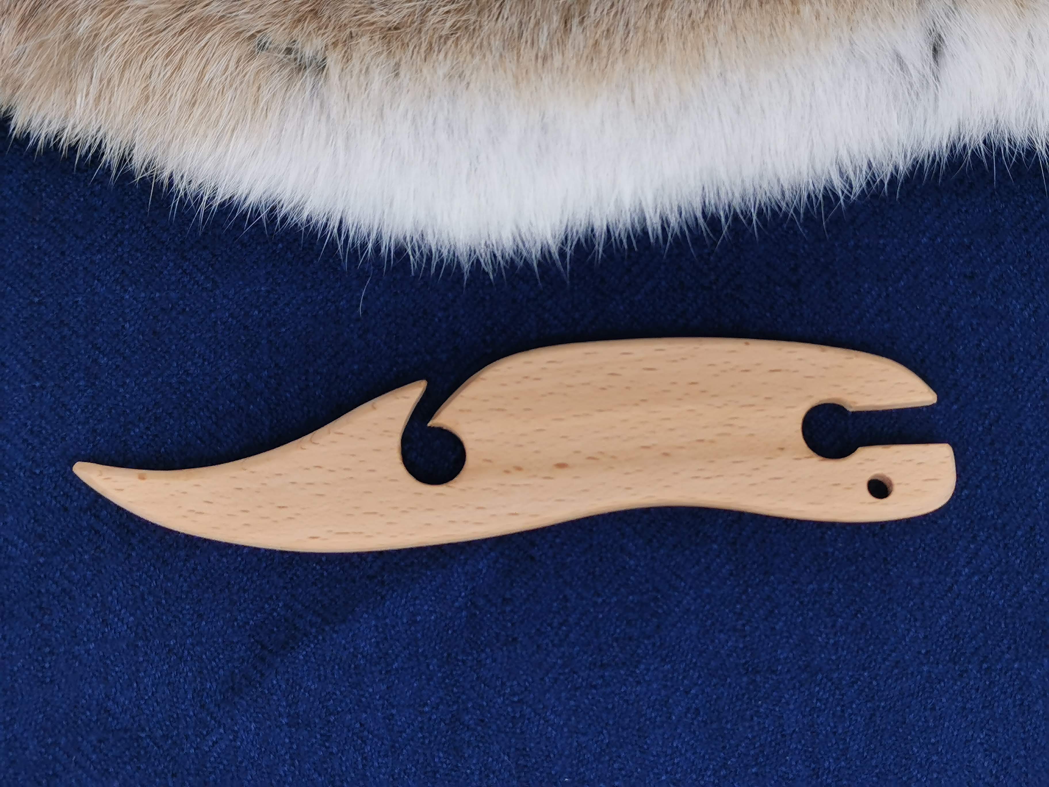 Webschiffchen Deluxe aus Holz